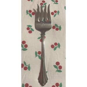Vintage Oneida BANCROFT 18/8 Stainless Flatware Silverware Serving‎ Meat Fork